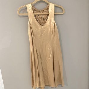 GOLD Gunne Sax Vintage Mini Dress 🌾